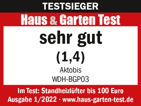 Testsieger HGT SEHR GUT WDH-BGP03