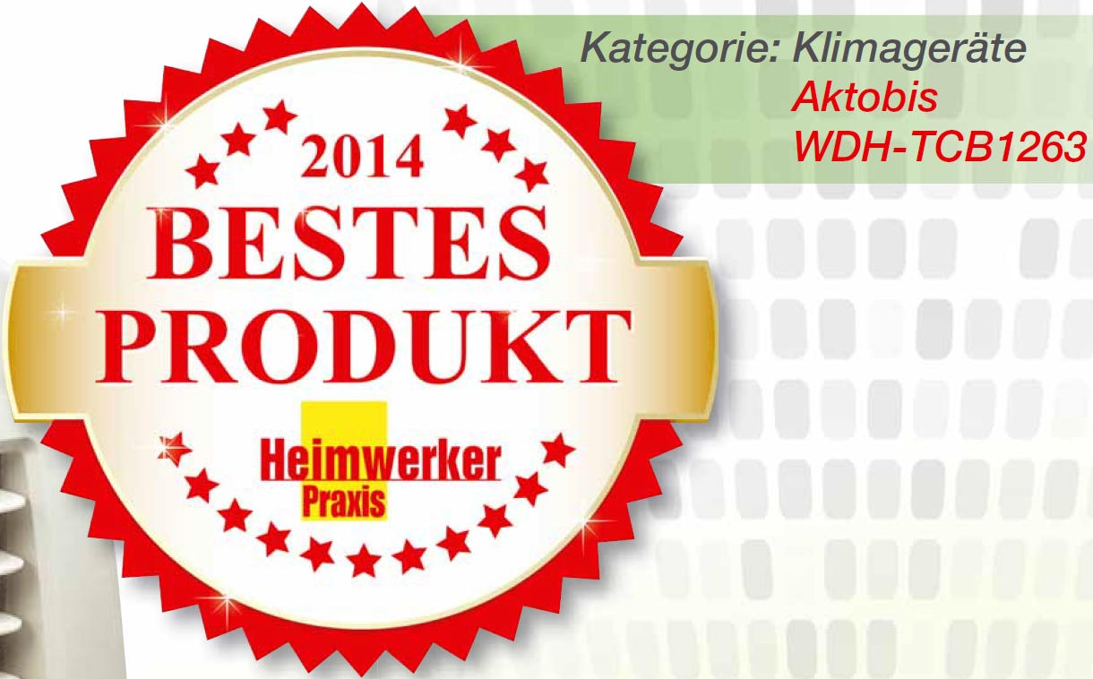 Bestes Produkt 2014 HWP Klimageraete